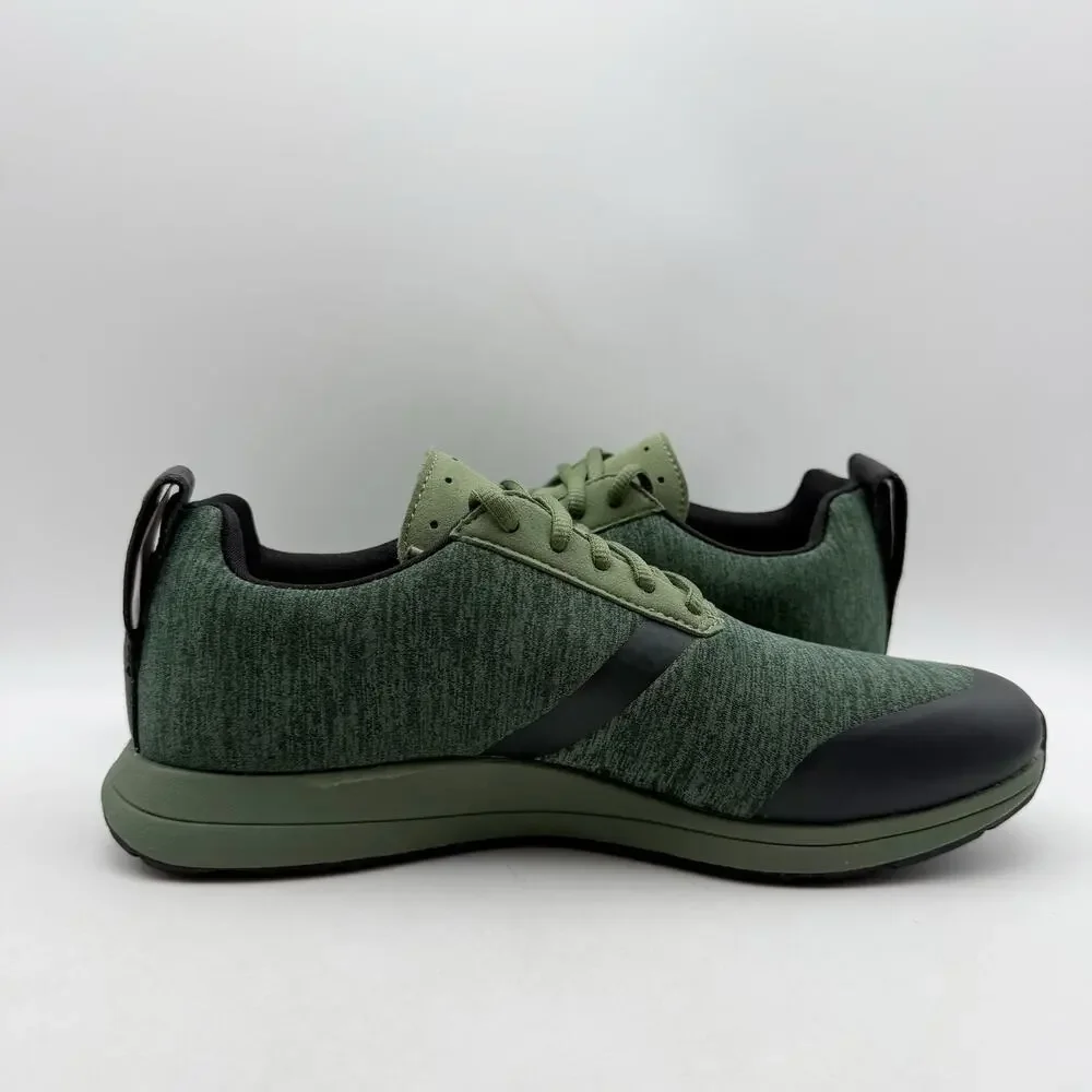 YORK Athletics Mens Henry Sweatshirt Casual Sneaker US 8 Green Knit Athletic NIB